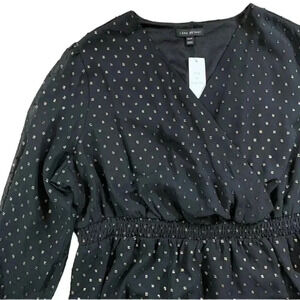 NWT Lane Bryant Swiss Dot Blouse